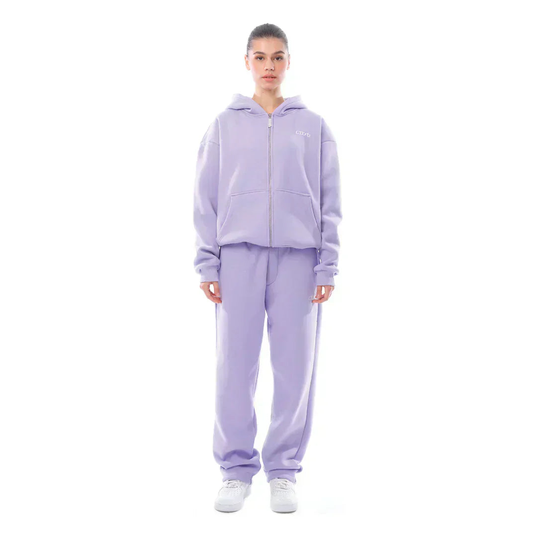 OPEN LEG JOGGER LILAC