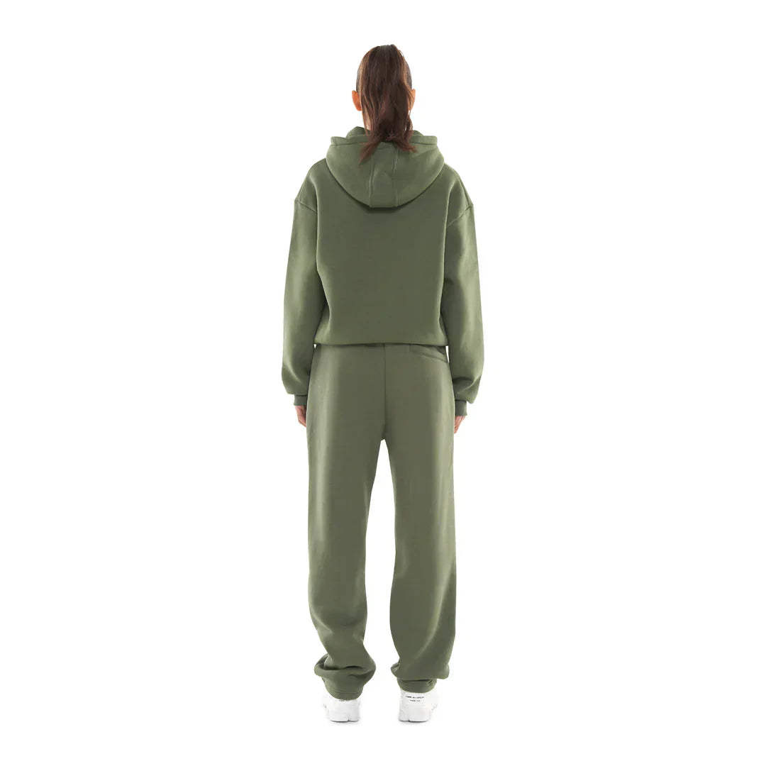 OPEN LEG JOGGER BRONZE GREEN