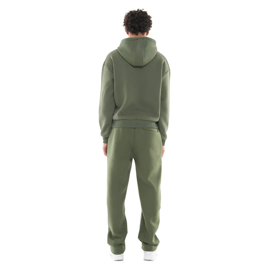 OPEN LEG JOGGER BRONZE GREEN