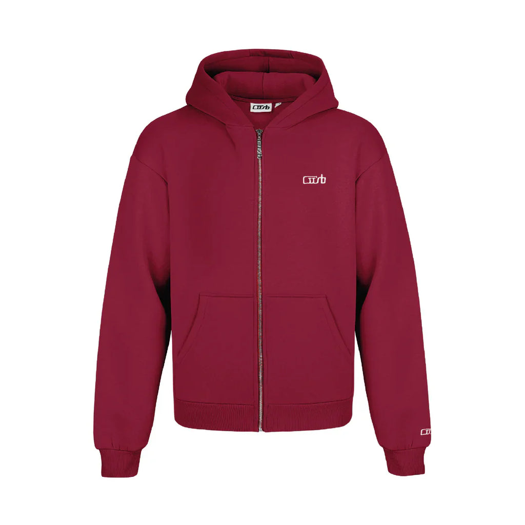 ZIP-UP RICH RED